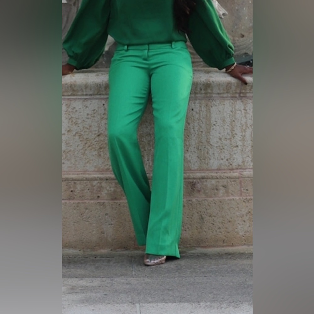 Green Tweed Pant